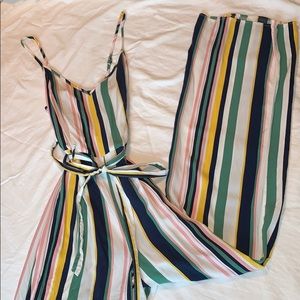 Size S Forever 21 Multicolored Jumpsuit